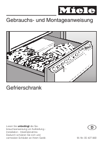 Bedienungsanleitung Miele F 7138 S Gefrierschrank