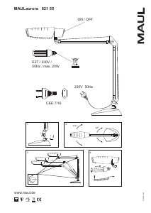 Bruksanvisning Maul MAULaurora Lampa