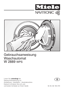 Bedienungsanleitung Miele W 2889 WPS Waschmaschine