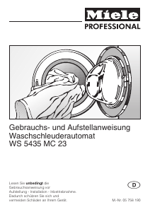 Bedienungsanleitung Miele WS 5435 AV Waschmaschine