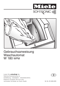 Bedienungsanleitung Miele W 180 WPM Waschmaschine