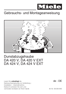 Bedienungsanleitung Miele DA 420 V EXT Dunstabzugshaube