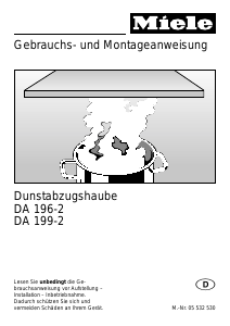 Bedienungsanleitung Miele DA 196-2 Dunstabzugshaube