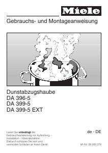 Bedienungsanleitung Miele DA 396-5 Dunstabzugshaube