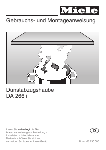 Bedienungsanleitung Miele DA 266 i Dunstabzugshaube