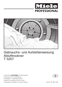 Bedienungsanleitung Miele T 5207 Trockner