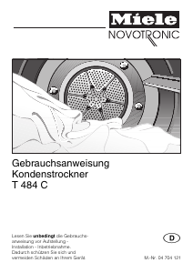Bedienungsanleitung Miele T 484 C Trockner