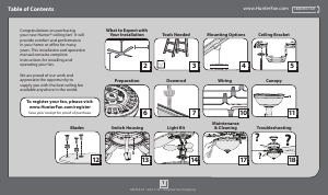Handleiding Hunter Morris County Plafondventilator