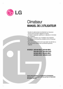 Mode d’emploi LG LWN2263BCG Climatiseur