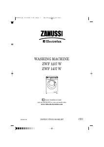 Handleiding Zanussi-Electrolux ZWF 1437 W Wasmachine