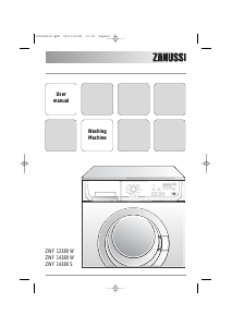 Bruksanvisning Zanussi ZWF 14380 S Tvättmaskin