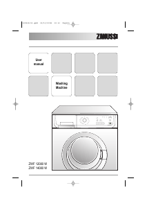 Bruksanvisning Zanussi ZWF 14080 W Tvättmaskin