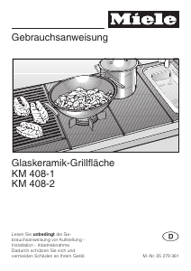 Bedienungsanleitung Miele KM 408-2 Kochfeld