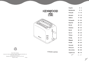 Manual de uso Kenwood TTP310 Tostador
