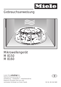 Bedienungsanleitung Miele M 8150 LW Mikrowelle