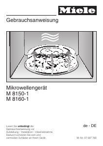 Bedienungsanleitung Miele M 8160-1 Mikrowelle