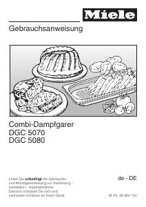 Bedienungsanleitung Miele DGC 5080 Backofen