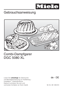 Bedienungsanleitung Miele DGC 5080 XL Backofen