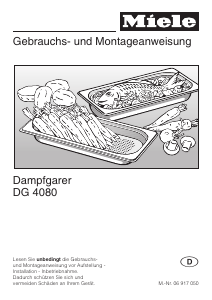Bedienungsanleitung Miele DG 4070 Backofen
