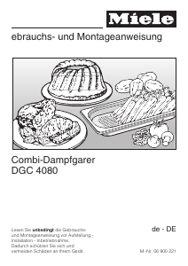 Bedienungsanleitung Miele DGC 4080 Backofen