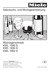Bedienungsanleitung Miele KWL 1090 S Weinklimaschrank