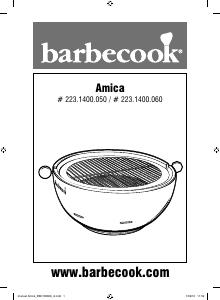Manual de uso Barbecook Amica White (2010) Barbacoa