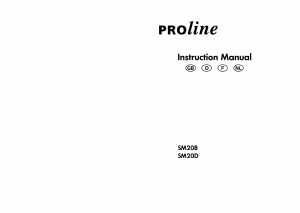 Mode d’emploi Proline SM20D Micro-onde