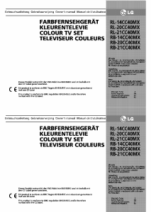 Bedienungsanleitung LG RB-21CC40MX Fernseher