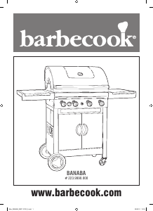 Manual Barbecook Banaba Barbecue