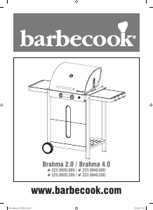 Használati útmutató Barbecook Brahma 2.0 Grillsütő