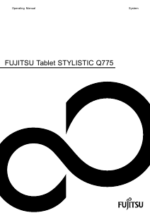 Bruksanvisning Fujitsu Stylistic Q775 Tablet