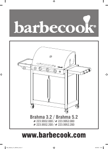 Manual Barbecook Brahma 3.2 Barbecue