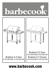 Priručnik Barbecook Brahma 5.2 Ceram Roštilj