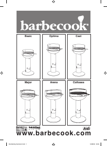 Manual Barbecook Cast Ceram Grelhador