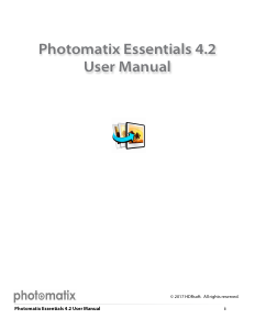 Handleiding HDR Photomatix Essentials 4.2