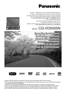 Mode d’emploi Panasonic CQ-VD5005N Autoradio