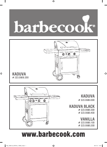 Manual Barbecook Kaduva Inox Barbecue