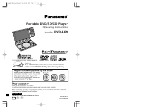 Mode d’emploi Panasonic DVD-LX9 Lecteur DVD