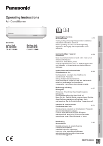 Manuale Panasonic CS-VZ12SKE Condizionatore d’aria