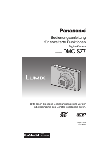 Bedienungsanleitung Panasonic DMC-SZ7EG Lumix Digitalkamera