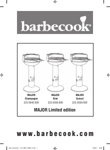 Manual Barbecook Major Champagne Grelhador