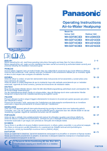 Manuale Panasonic WH-UD12CE8 Pompa di calore