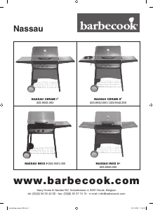 Manual Barbecook Nassau Inox II Grelhador