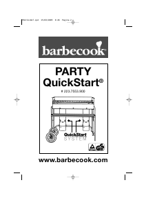 Manual Barbecook Party Quickstart Grelhador