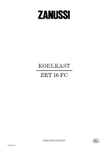 Handleiding Zanussi ZRT16FC Koelkast