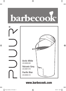 Manual Barbecook Puuur Blue Grelhador