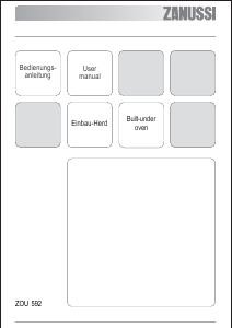 Bedienungsanleitung Zanussi ZOU592X Herd