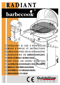Manual de uso Barbecook Radiant Barbacoa