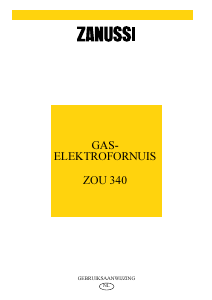 Handleiding Zanussi ZOU340N Fornuis