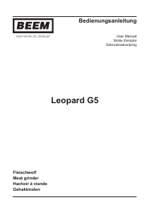 Manual Beem Leopard G5 Meat Grinder